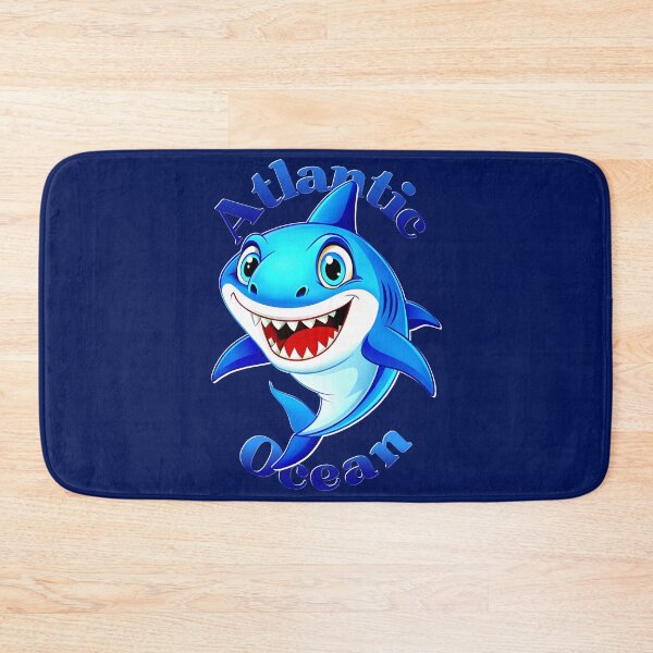 Item preview, Cheerful Cartoon Shark - Atlantic Ocean Graphic designed and sold by VikArtStudio.