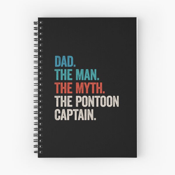 Item preview, Dad, The Man, The Myth, The Pontoon Captain - Funny Pontoon Dad designed and sold by kevzadevinca.