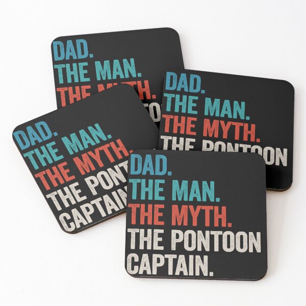 Item preview, Dad, The Man, The Myth, The Pontoon Captain - Funny Pontoon Dad designed and sold by kevzadevinca.