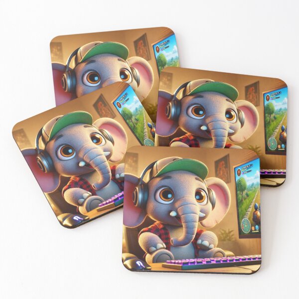 Item preview, Gamer African Elephant designed and sold by Sillytoe.