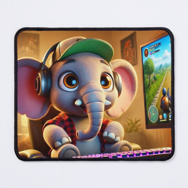 Item preview, Gamer African Elephant designed and sold by Sillytoe.