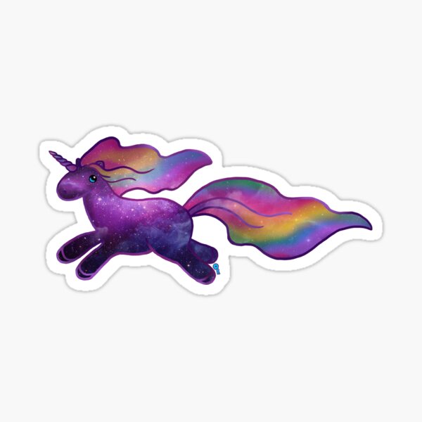 Galaxy Unicorn Sticker