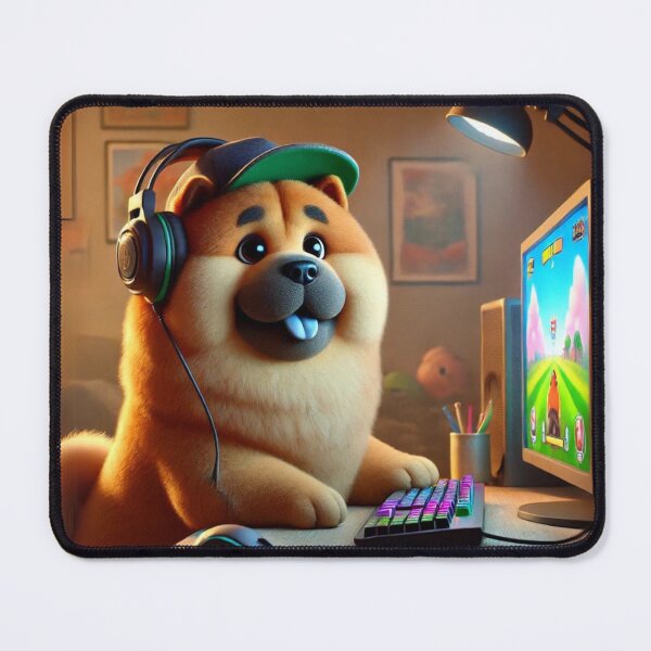 Item preview, Gamer Chow Chow Ray designed and sold by Sillytoe.