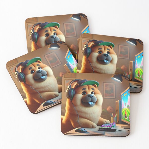 Item preview, Gamer Chow Chow Ray designed and sold by Sillytoe.