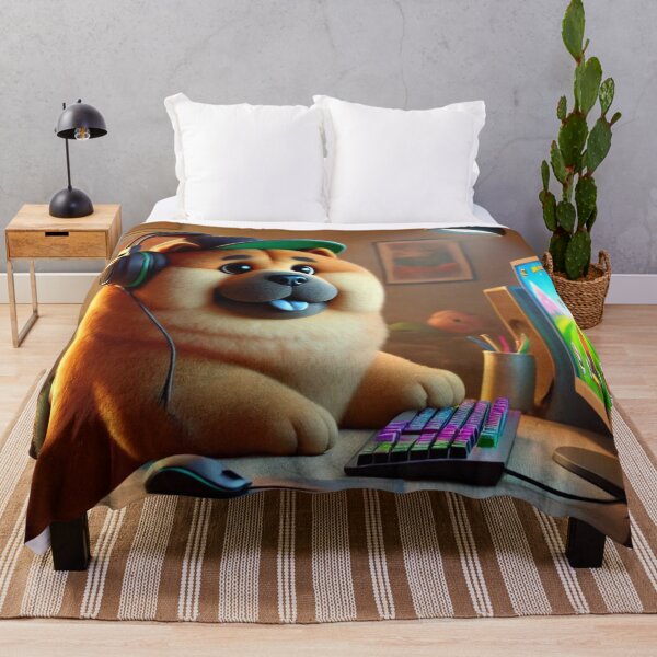 Item preview, Gamer Chow Chow Ray designed and sold by Sillytoe.
