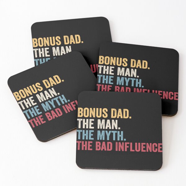 Item preview, Bonus Dad, The Man, The Myth, The Bad Influence - Funny Step-Dad designed and sold by kevzadevinca.