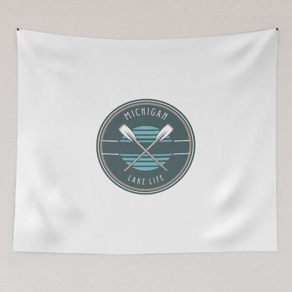 Item preview, Michigan Lake Life Teal designed and sold by FlyFreeBirdie.