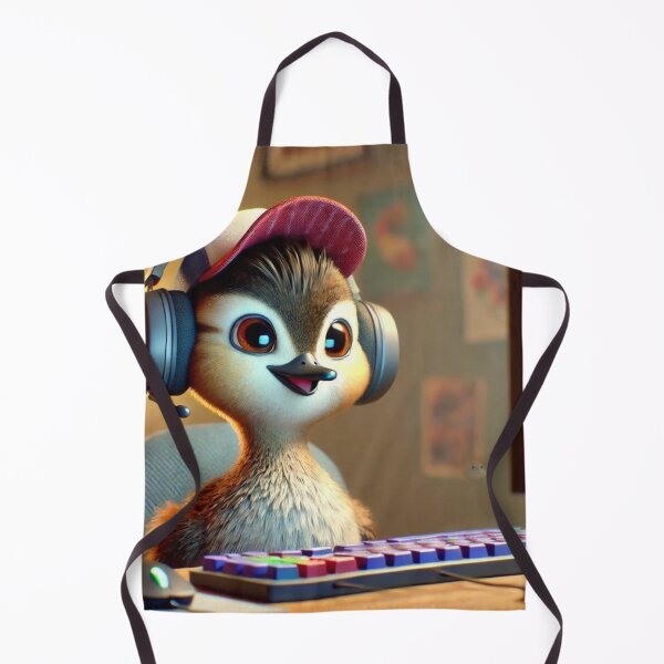 Item preview, Gamer Eared Grebe designed and sold by Sillytoe.