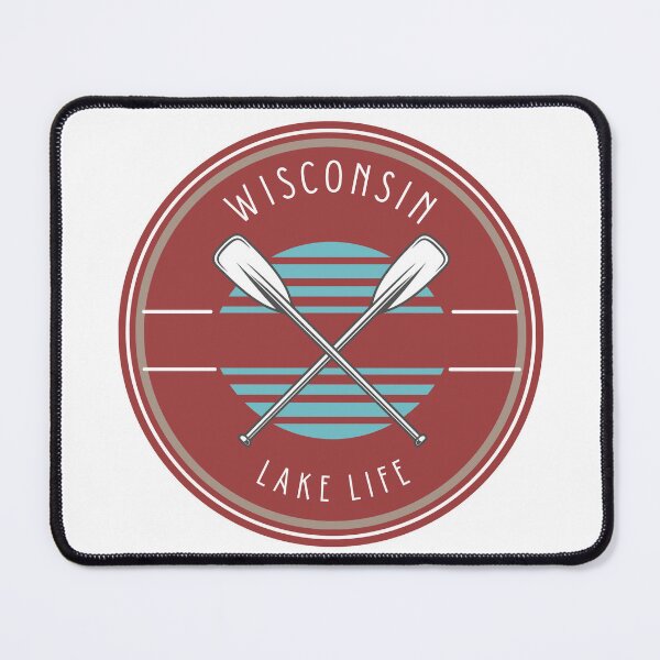 Item preview, Wisconsin Lake Life Red designed and sold by FlyFreeBirdie.