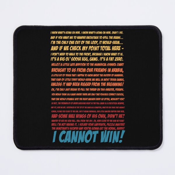Item preview, I CANNOT WIN designed and sold by Witchlight Workshop.