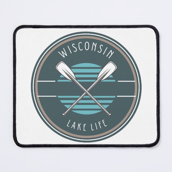 Item preview, Wisconsin Lake Life Teal designed and sold by FlyFreeBirdie.