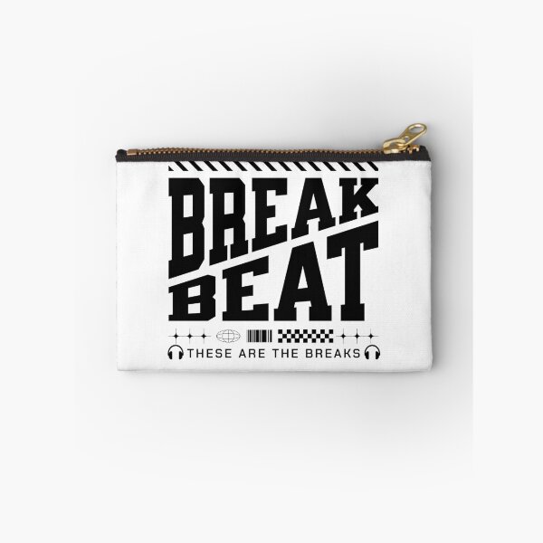 Item preview, BREAKBEAT  - Slant Font Breaks (black)  designed and sold by Discothreadz.