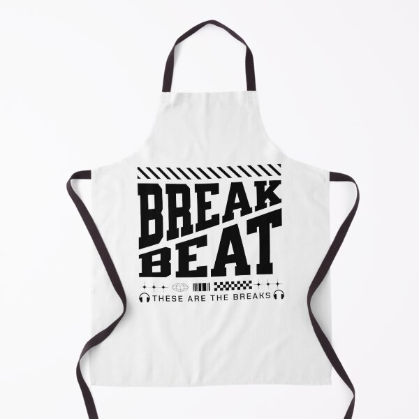 Item preview, BREAKBEAT - Slant Font Breaks (black) designed and sold by Discothreadz.