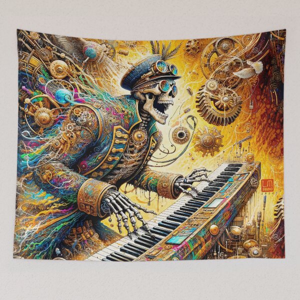 Item preview, Skeleton Rock Band - Keyboardist designed and sold by LUMINGSTUDIO.