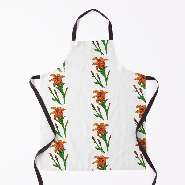 Item preview, orange lily bloom watercolor designed and sold by twindesigns1516.