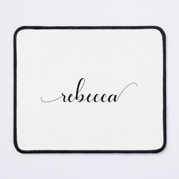 Item preview, Rebecca - Custom name on delicate black cursive font designed and sold by To the Lua.