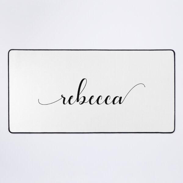 Item preview, Rebecca - Custom name on delicate black cursive font designed and sold by To the Lua.