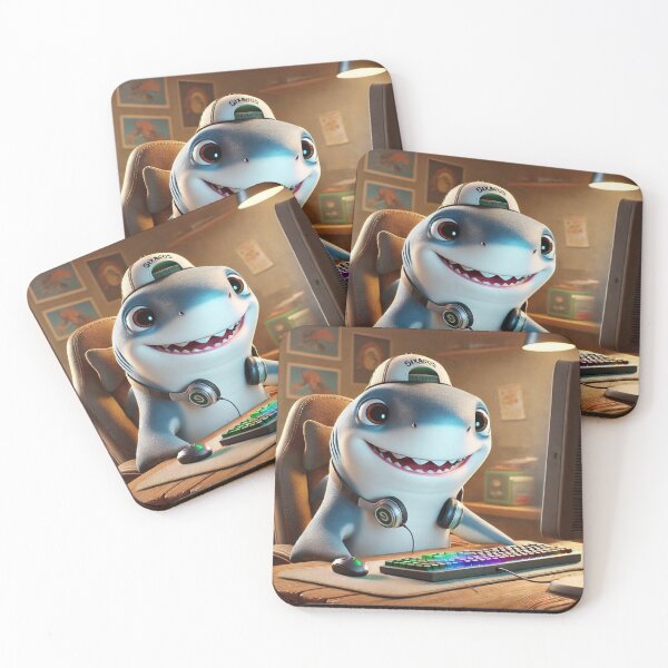 Item preview, Gamer Galapagos Shark designed and sold by Sillytoe.