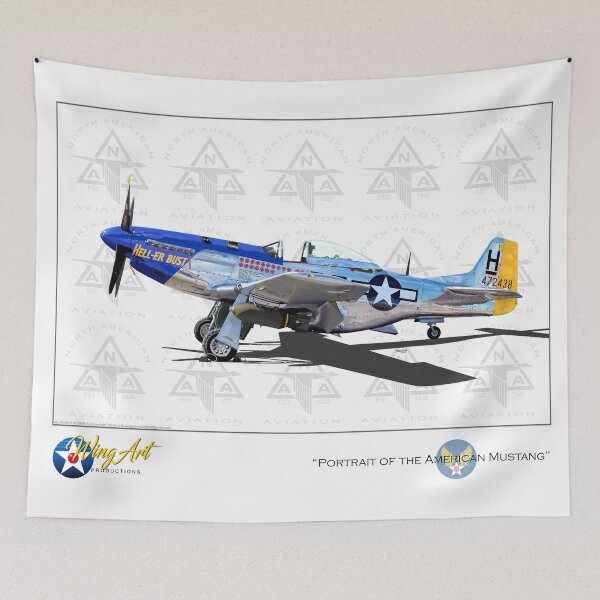 Item preview, Portrait of the American Mustang designed and sold by Trenton Hill.
