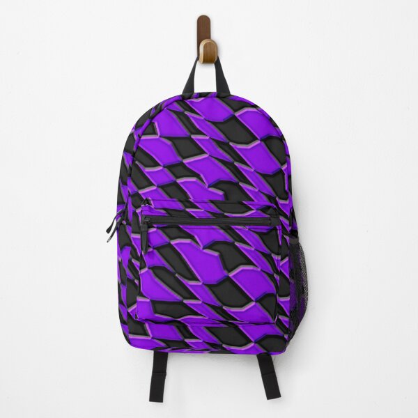 Vista previa del artículo con la obra «Copia del tablero de ajedrez diagonal ondulado negro y morado  », diseñado y vendido por TheRulerofEarth.