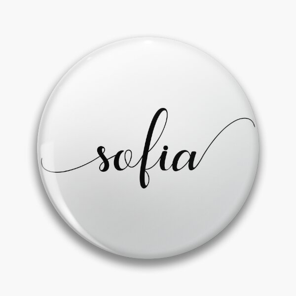 Item preview, Sofia - Custom name on delicate black cursive font designed and sold by To the Lua.