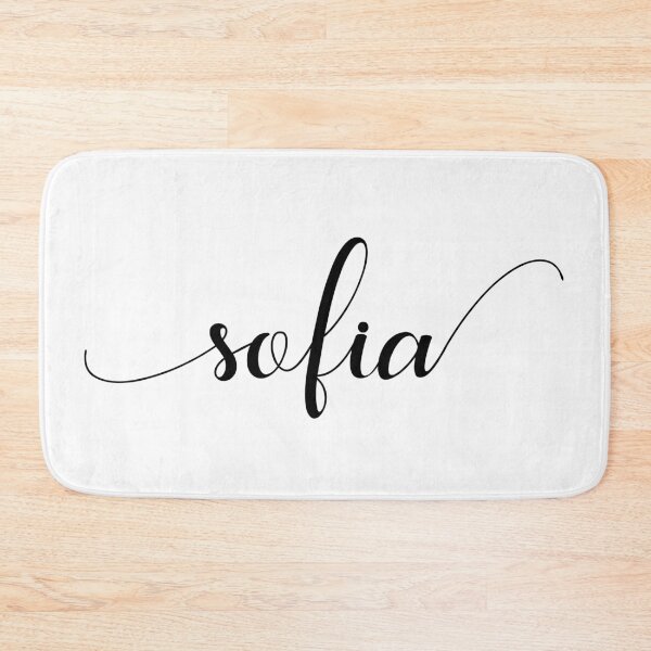 Item preview, Sofia - Custom name on delicate black cursive font designed and sold by To the Lua.