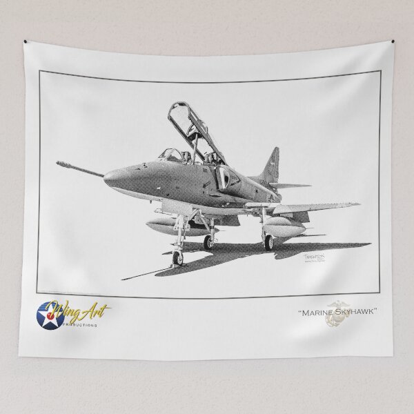 Item preview, Marine Skyhawk designed and sold by Trenton Hill.