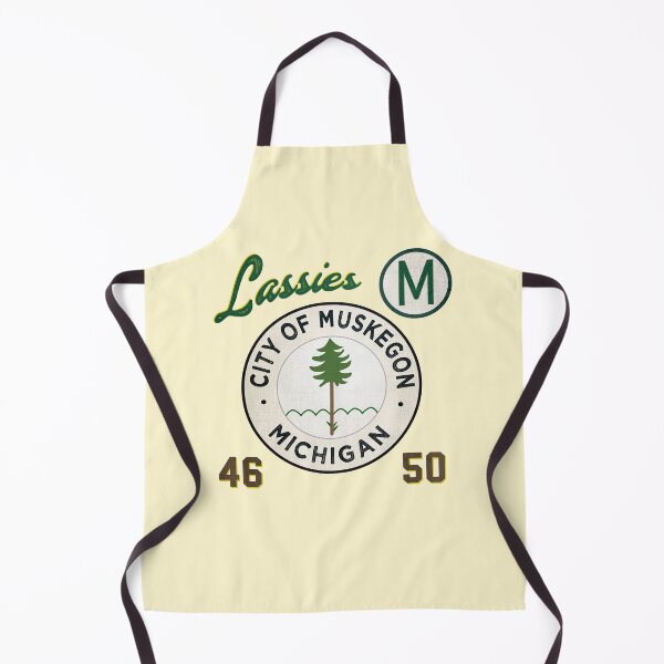 Item preview, Muskegon Lassies • AAGPBL Patch • Muskegon, Michigan designed and sold by MKE Rhine Maiden  •  Grumble Services, LLC..