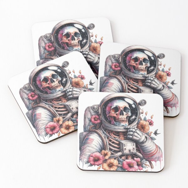 Item preview, skulls astronaut designed and sold by devonclemon.