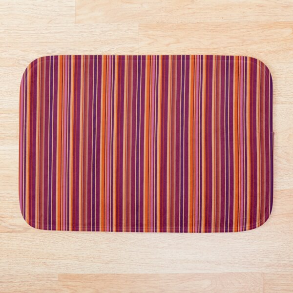 Item preview, Vibrant Purple Red Orange Striped Pattern Design designed and sold by Zeph1.