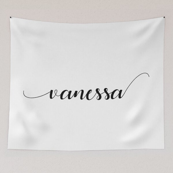 Item preview, Vanessa - Custom name on delicate black cursive font designed and sold by To the Lua.