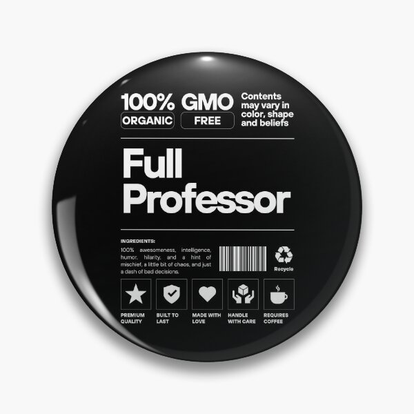 Item preview, 100 Percent Full Professor - Tenured Professor, Associate Professor, Distinguished Professor, Professor Promotion, Professor Gift designed and sold by jadedscientist.