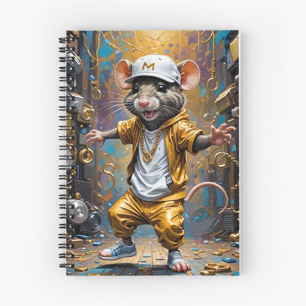 Item preview, A hip hop rapper rat designed and sold by Artbellachi.