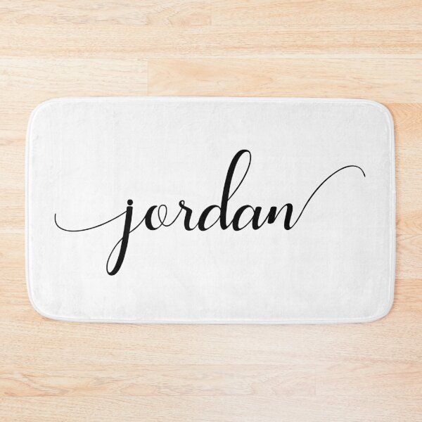 Item preview, Jordan - Custom name on delicate black cursive font designed and sold by To the Lua.