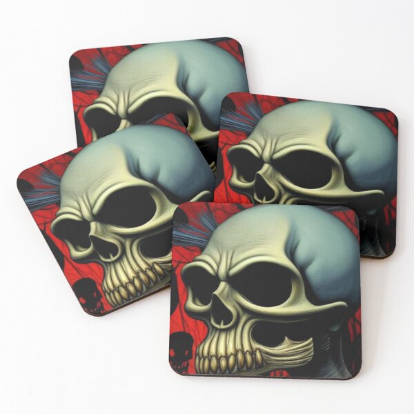 Item preview, Abstract Punk Rocker Skull  designed and sold by TheDarkWardrobe.