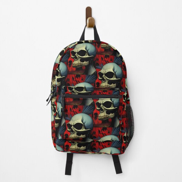 Item preview, Abstract Punk Rocker Skull designed and sold by TheDarkWardrobe.