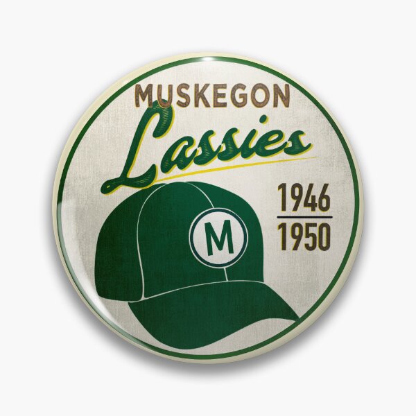 Item preview, Muskegon Lassies • AAGPBL Hat • Muskegon, Michigan designed and sold by MKE Rhine Maiden  •  Grumble Services, LLC..