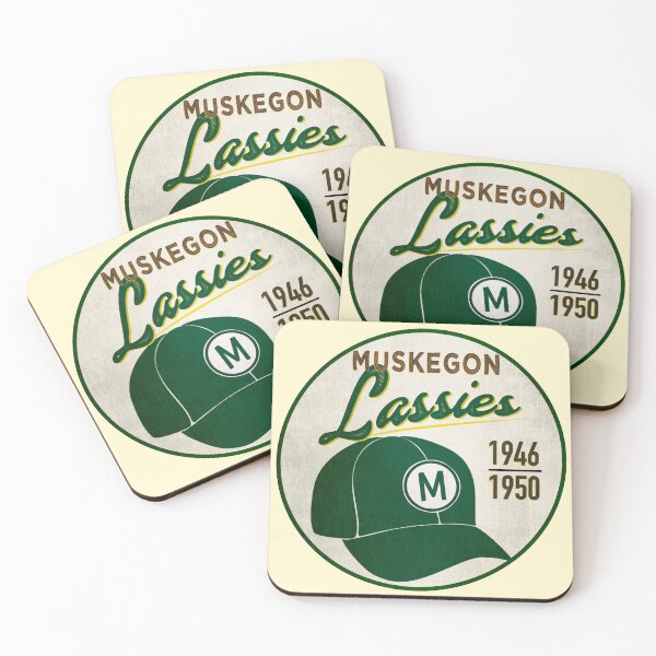 Item preview, Muskegon Lassies • AAGPBL Hat • Muskegon, Michigan designed and sold by MKE Rhine Maiden  •  Grumble Services, LLC..