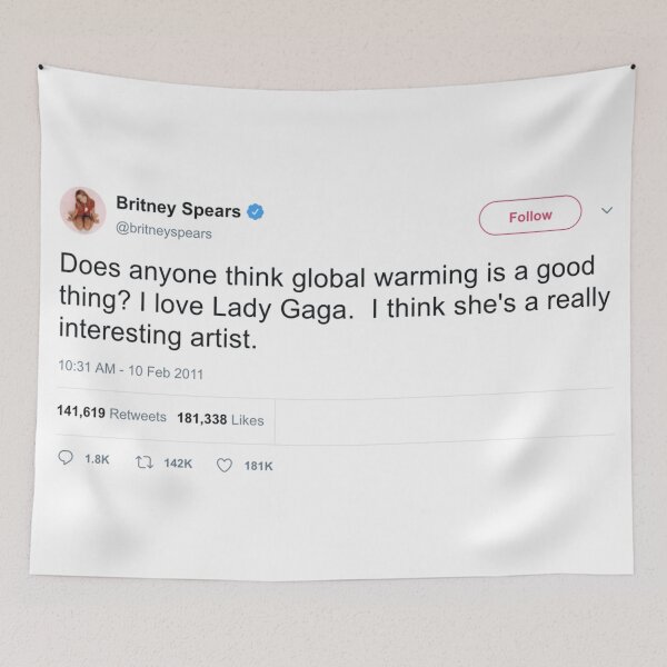 Item preview, Britney Spears’ Funny Tweet designed and sold by bradyswift.
