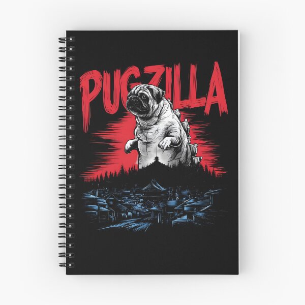 Item preview, Dogzilla Funny Giant Pug Cute Dog graphic art designed and sold by MTRBSK11.