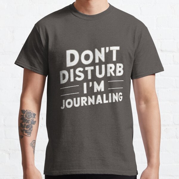 Aperçu de l'œuvre Ne pas déranger, je tiens un journal Amateurs de journalisation créée et vendue par Young-flow24.
