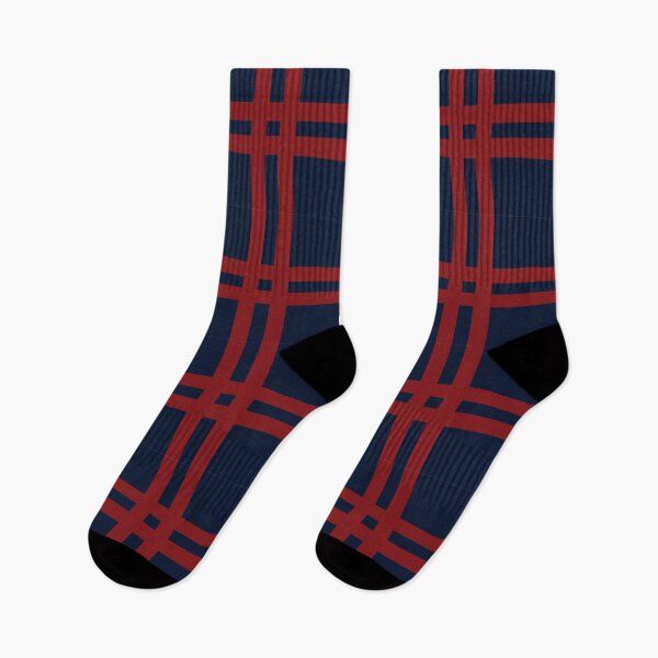 Item preview, Interwoven Red Lines on Navy designed and sold by PSCSCo.