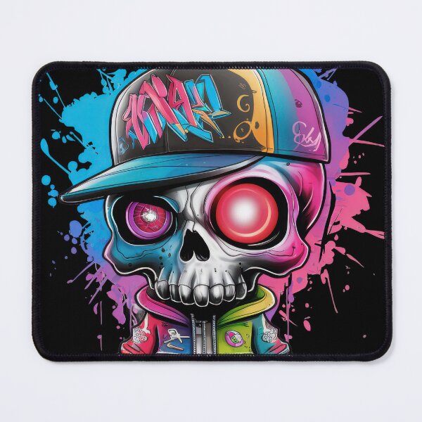 Item preview, Urban Neon Skull Streetwear Art designed and sold by markymaarty.