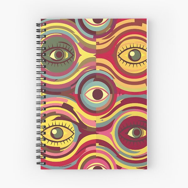 Item preview, Bold & Bright 70s Groovy Evil Eye Pattern designed and sold by Tamas Das.