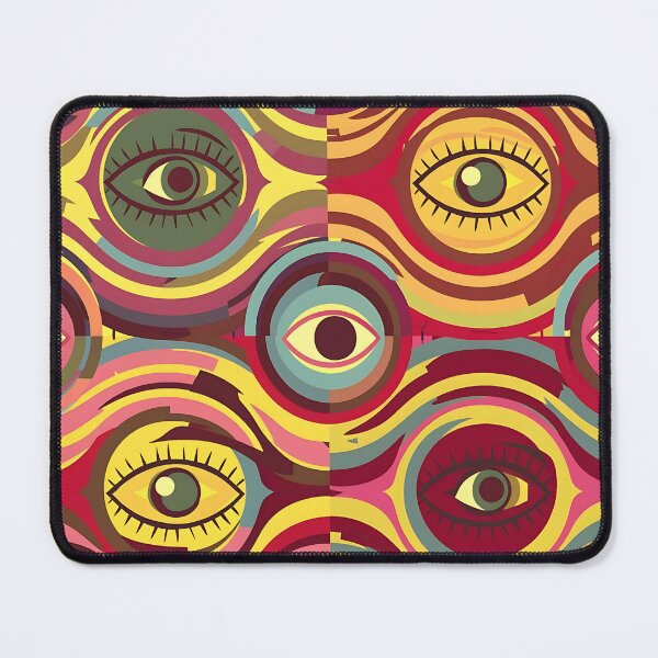 Item preview, Bold & Bright 70s Groovy Evil Eye Pattern designed and sold by Tamas Das.