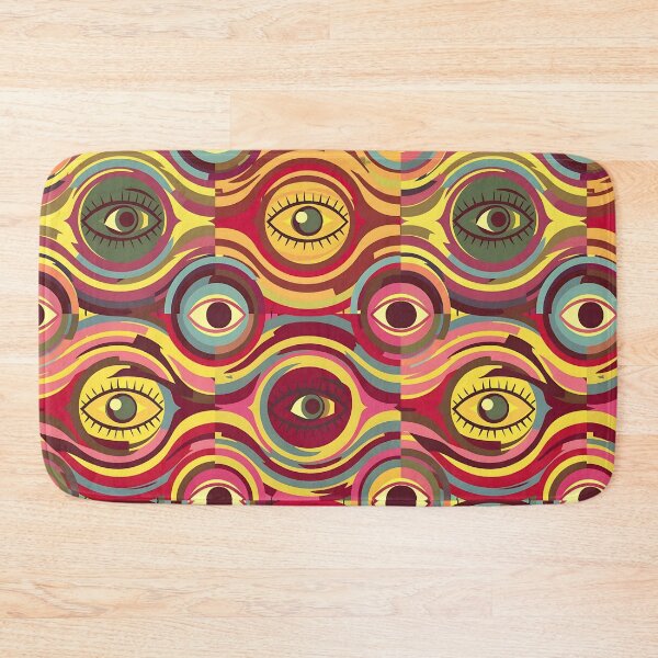 Item preview, Bold & Bright 70s Groovy Evil Eye Pattern designed and sold by Tamas Das.