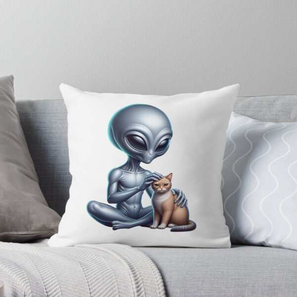 Item preview, Alien and Cat Playtime designed and sold by JesNoh.