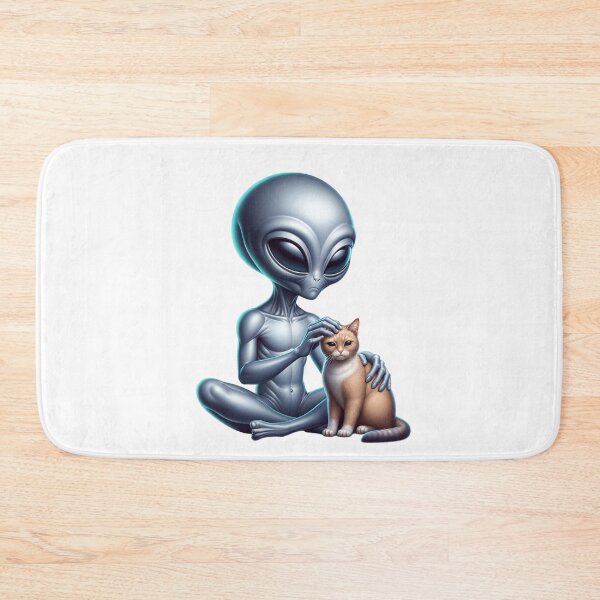 Item preview, Alien and Cat Playtime designed and sold by JesNoh.
