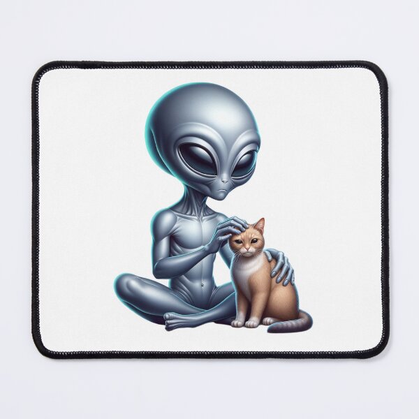 Item preview, Alien and Cat Playtime designed and sold by JesNoh.