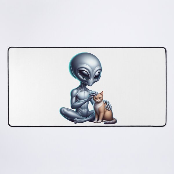 Item preview, Alien and Cat Playtime designed and sold by JesNoh.